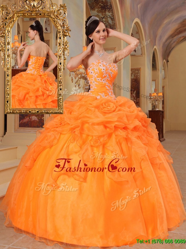 pretty orange dresses