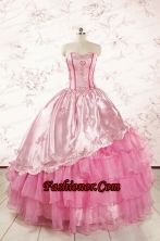 Pretty Sweetheart Quinceanera Dresses for 2015  FNAO417FOR