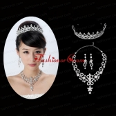 Unique Alloy With Rhinestone Ladies Jewelry Sets ACCJSET163FOR