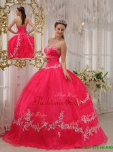 Cheap Ball Gown Sweetheart Appliques Quinceanera Dresses  QDZY566AFOR