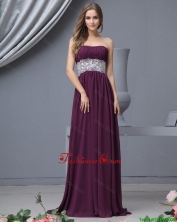 Beautiful Strapless Laced Prom Dresses with Brush Train DBEE495FOR